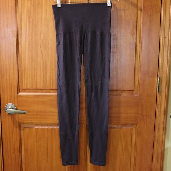 M. Rena Brown Tights Leggings One Size NWT Stretch Comfort - Picture 2 of 10